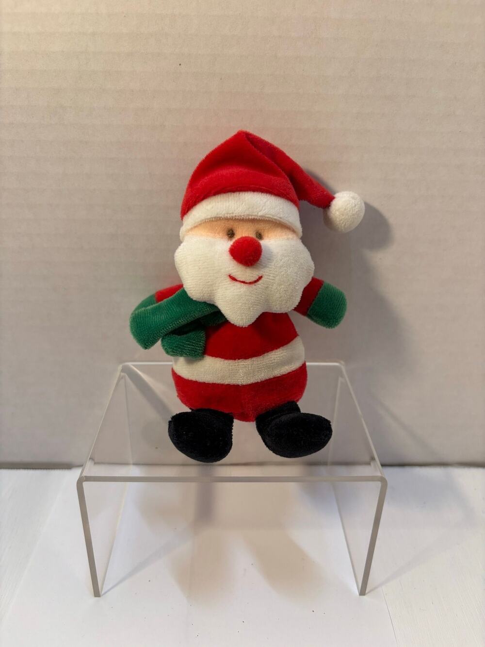 Ty Jingle Beanies "Kringles" Santa Claus. Plush Toy